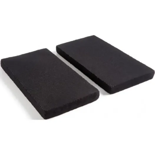 Filtro de carbón Alapure compatible con Novy Monoblock 7550400 (2 uds.)