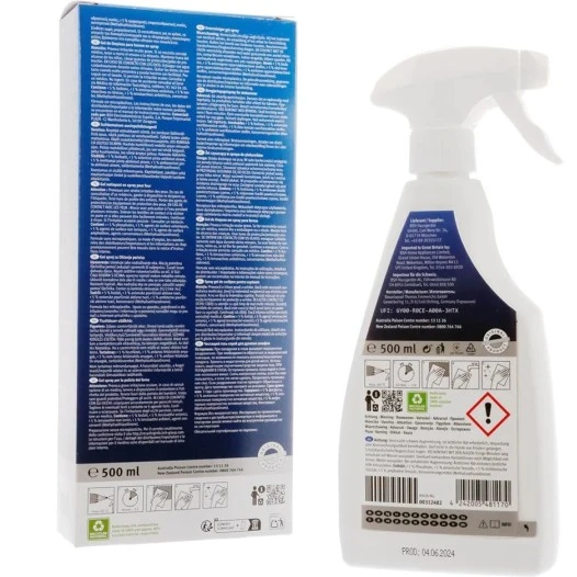 Spray limpiador de Siemens 00312482, apto para hornos (500 ml)