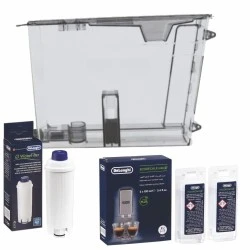 Kit de mantenimiento para cafetera Delonghi: depósito de agua + filtro de agua + descalcificador AS00007802