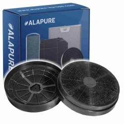 Filtro de carbón Alapure compatible con Valberg 11070025 (2 uds.)