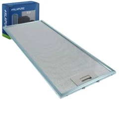 Filtro metálico Alapure compatible con Whirlpool 481248058305, 533 x 177 x 10 mm
