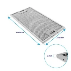 Juego de filtros metálicos Siemens 434105 + 434107 (2 uds.)
