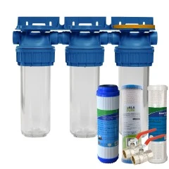 Filtro de agua para toda la casa con filtro lavable