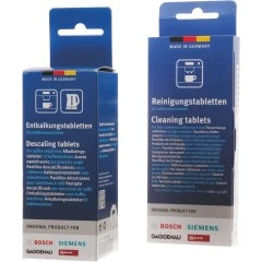 Kit de mantenimiento Gaggenau para cafetera: pastillas descalcificadoras + pastillas limpiadoras 00312261