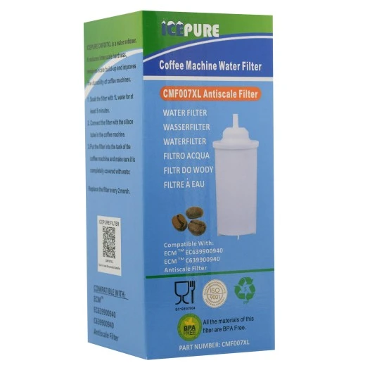 Filtro de agua Icepure CMF007XL para máquinas de café espresso manuales