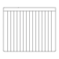 Rejilla para horno AEG 347 x 423 mm 8583546595023