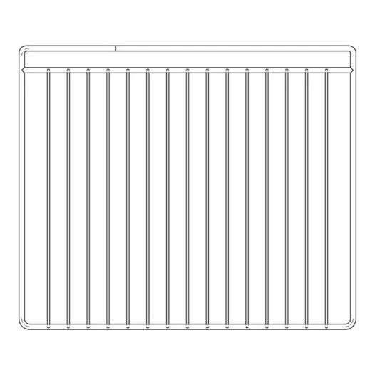Rejilla para horno AEG 347 x 423 mm 8583546595023