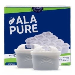 Alapure CWF1001A Compatible con Brita Maxtra y Maxtra+ - Paquete de 12 unidades