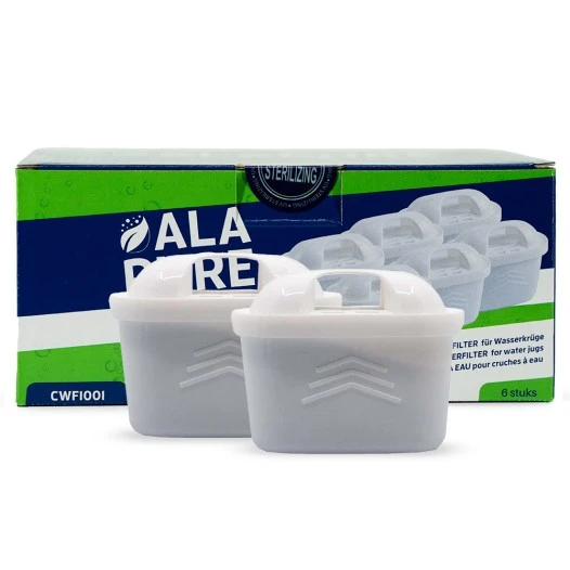 Filtro de agua Alapure compatible con Senseo Maxtra (paquete de 6)