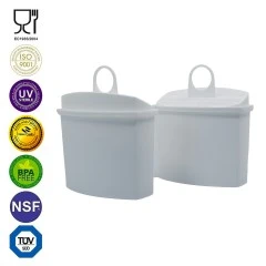 Filtro de agua Alapure compatible con Braun KWF2 (2 uds.)