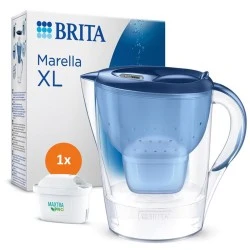 Jarra filtrante Brita Marella XL azul + filtro de agua MAXTRA PRO