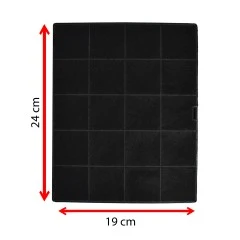 Filtro de carbón Alapure Longlife compatible con AEG 9029798791 / ECFBLL02