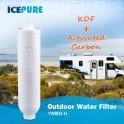 Filtro de agua para caravanas / Filtro de agua para autocaravanas CON manguera de Alapure OWF003