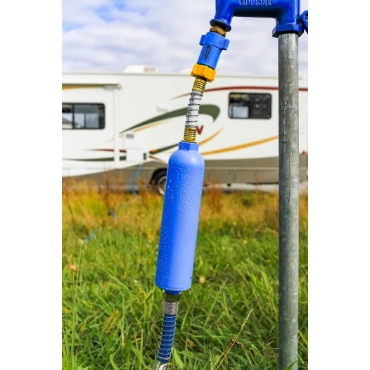 Filtro de agua para caravanas / Filtro de agua para autocaravanas CON manguera de Alapure OWF003