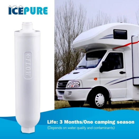 Filtro de agua para caravanas / Filtro de agua para autocaravanas CON manguera de Alapure OWF003