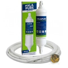 Filtro de agua Alapure compatible con LG 3219JA3001E (incluye manguera y racor para grifo) (juego)