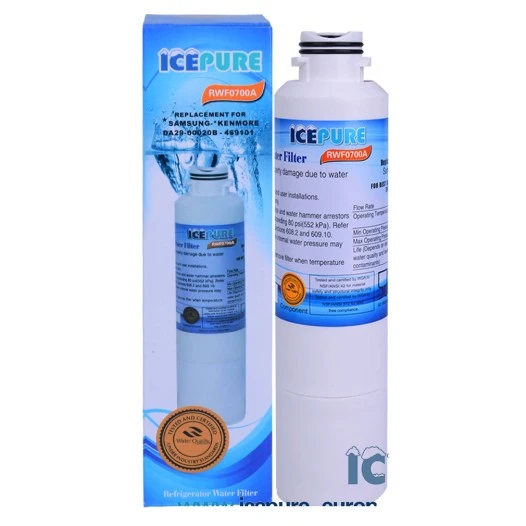 Filtro de agua Icepure compatible con EcoAqua EFF-6027A / Doble junta tórica