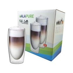 Vasos térmicos de doble pared «Café Latte» de Alapure
