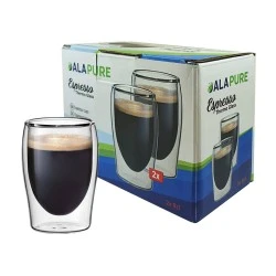 Vasos térmicos de doble pared para espresso de Alapure