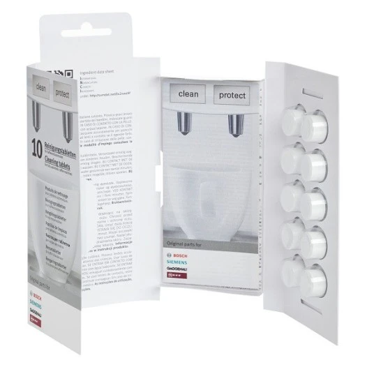 Pastillas de limpieza Gaggenau 00312295 / 00312502 (10 unidades)