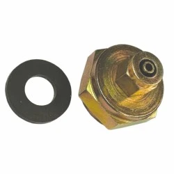Boquilla de grifo con pico de latón y tornillo