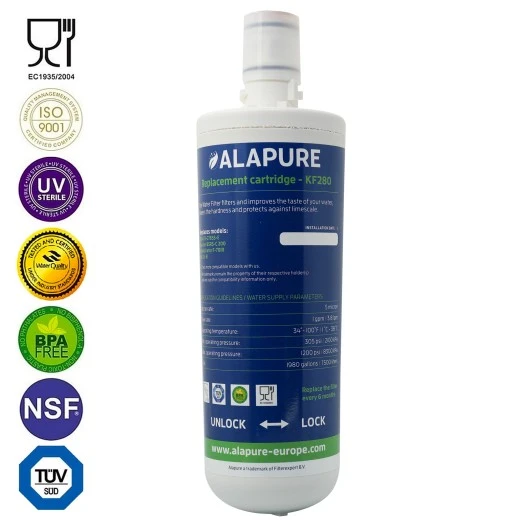 Filtro de agua Alapure compatible con el modelo Bravilor BSRS-C 200