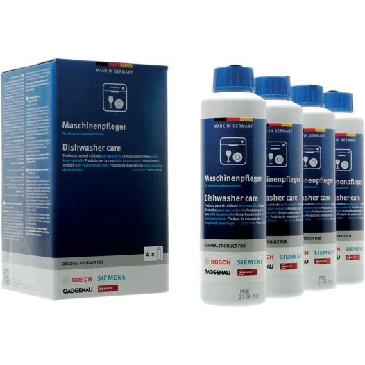 Producto de mantenimiento Gaggenau 00312362 para lavavajillas (4 x 250 ml)