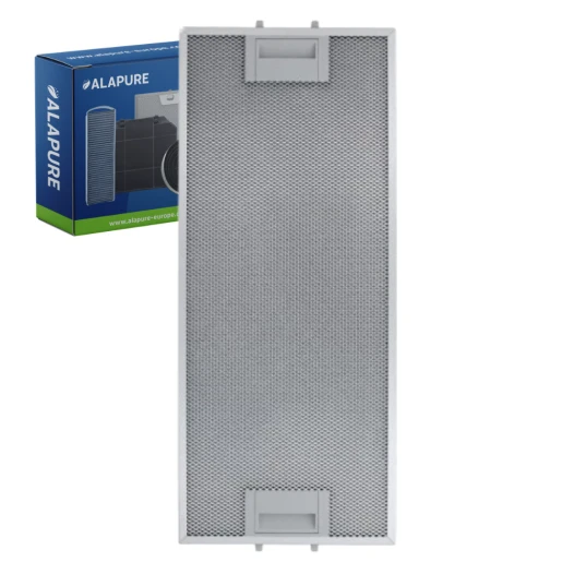 Filtro metálico Alapure compatible con Junker 11022473, 484 x 201 x 8 mm