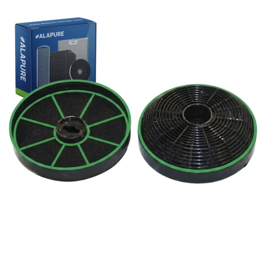 Filtro de carbón Alapure Longlife apto para ETNA AP460RVS / AP460ZT / AP490RVS (2 uds.)