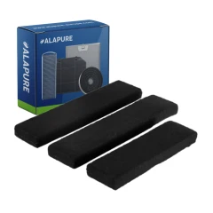 Filtro de carbón Alapure compatible con Novy Monoblock 98001 (3 uds.)