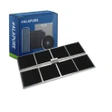 Filtro de carbón Alapure Longlife compatible con Pelgrim IKR3073 / HF2027 (2 uds.)