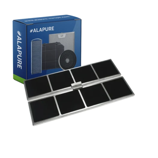 Filtro de carbón Alapure Longlife compatible con Pelgrim IKR3073 / HF2027 (2 uds.)