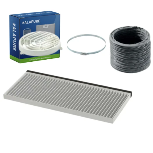 Kit de inicio Alapure para recirculación, compatible con Bosch 17006771 / DWZ6IB1I4 Kit de inicio CleanAir para recirculación