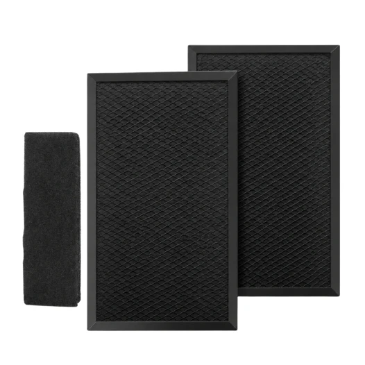 Alapure compatible con Pelgrim Juego de filtros de carbón activo Longlife IKR3084F / IKR3093 (3 uds.)