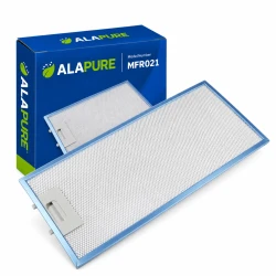 Filtro metálico Alapure compatible con Atag 88013604 / 400058, 470 x 182 mm