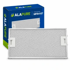 Filtro metálico Alapure compatible con Siemens 434107 / 00434107, 209 x 405 x 8 mm
