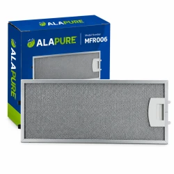 Filtro metálico Alapure compatible con Siemens 435204 / 00435204, 350 x 165 mm