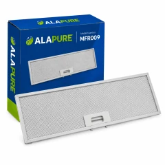 Filtro metálico Alapure compatible con Electrolux 4055380804, 470 x 169 x 9 mm
