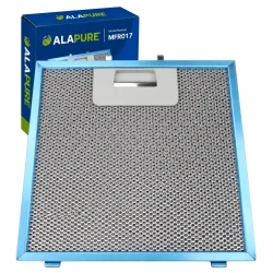 Filtro metálico Alapure compatible con Falmec, 190 x 204 x 9,5 mm, 101080134
