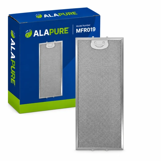 Filtro metálico Alapure compatible con Pelgrim 401468 / 89001193 468 x 183 x 7 mm