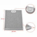 Filtro metálico Hotpoint-Ariston C00268543 318 x 256 x 8 mm