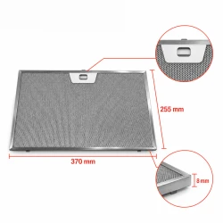 Filtro metálico Franke 1330076268 370 x 255 x 8 mm 