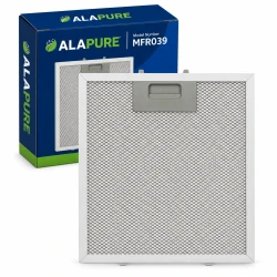 Filtro metálico Alapure compatible con Klarstein 10034872, 230 x 257 mm