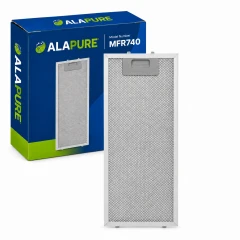 Filtro metálico Alapure compatible con Klarstein 10034875 / Paolo 52, 168 x 440 mm