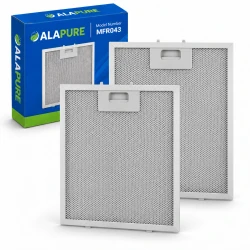 Filtro metálico Alapure compatible con Klarstein 10032232, 259 x 293 mm