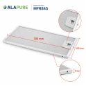 Filtro metálico Alapure compatible con Constructa 746789 / 00746789, 165 x 302 mm