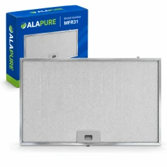 Filtro metálico Alapure compatible con Zanussi 4055135349 506 x 300 x 8 mm
