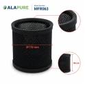 Filtro metálico Alapure compatible con Elica ACC0000606, 170 x 180 mm