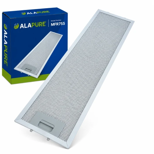 Filtro metálico Alapure compatible con Electrolux 50287156009, 497 x 170 mm