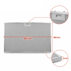 Filtro metálico de Ikea 488000302744 565 x 380 x 8 mm 
